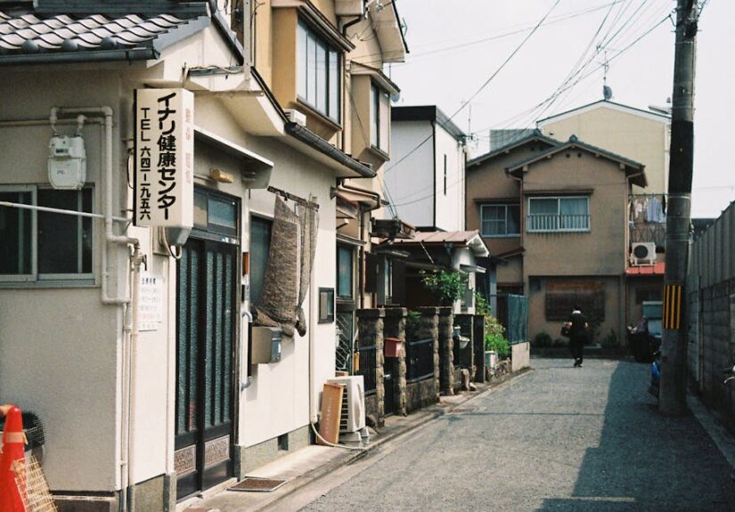 authentic japanese neighborhood